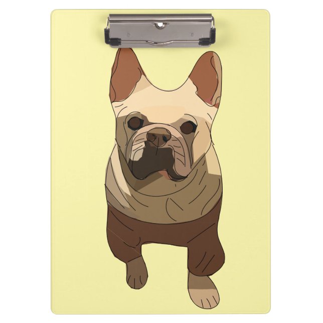 Porte-bloc Bouledogue Français (Devant)