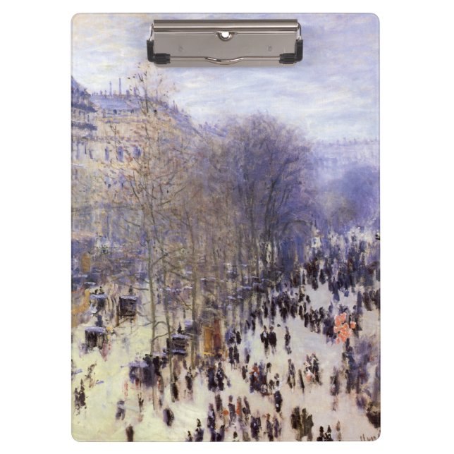 Porte-bloc Boulevard des Capucines par Claude Monet, Beaux-ar (Devant)