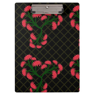 Porte-bloc Bouquet floral de gerbera rose motif