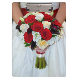 Porte-bloc Bouquet rose