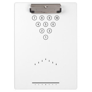 Porte-bloc Bowler's Best Friend Bowling Pins and Lane Chart