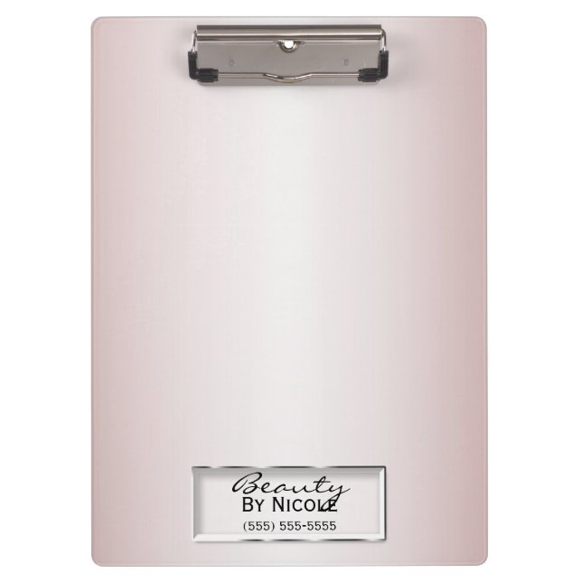 Porte-bloc Brillant rose rose Glam Marbre moderne Personnalis (Devant)