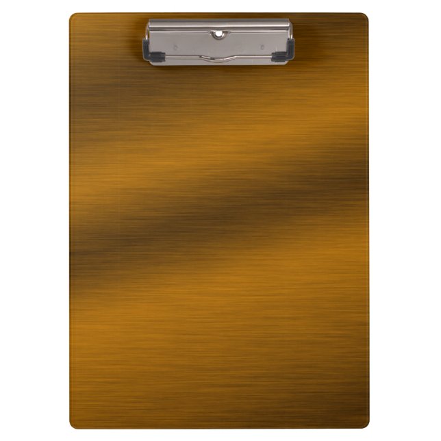Porte-bloc Bronze Brossé Faux Élégant (Devant)