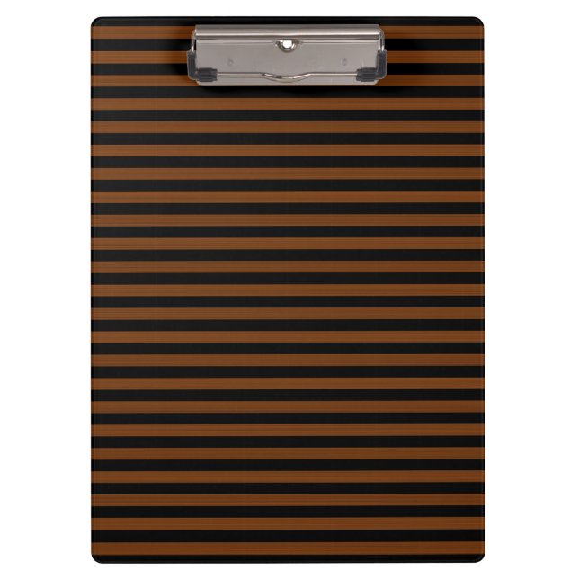 Porte-bloc Brown noir rayures Motif sans couleur (Devant)