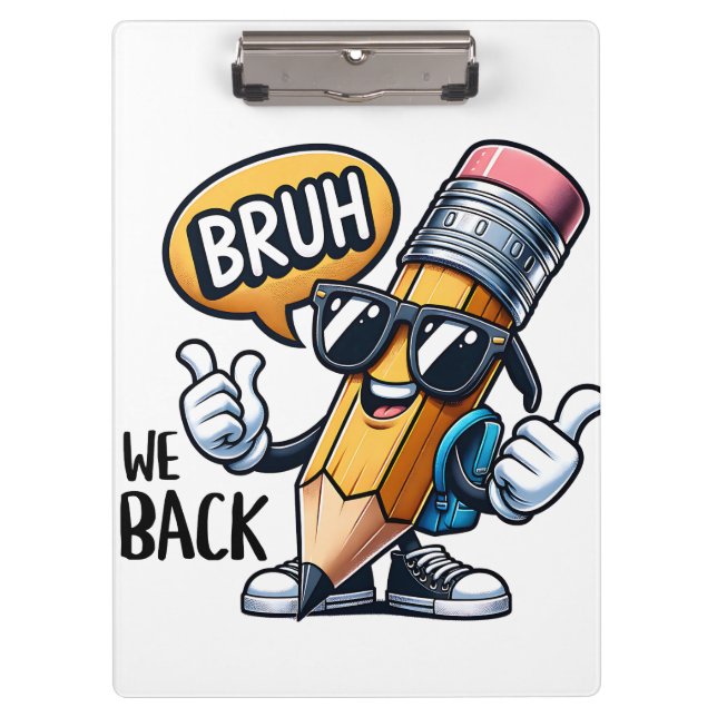 Porte-bloc Bruh On Est De Retour  (Devant)