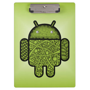 Porte-bloc Bubbles Doodle Character pour le robot Android™