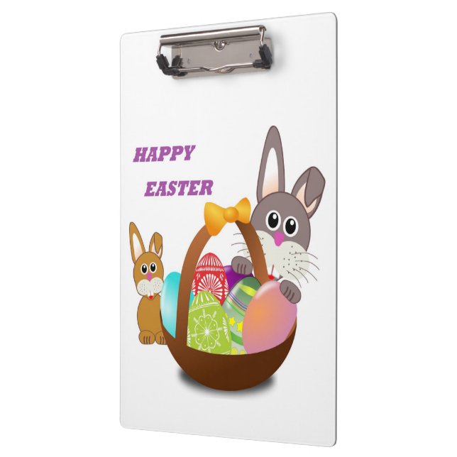 PORTE-BLOC BUNNY "HAPPY EASTER" (Gauche)