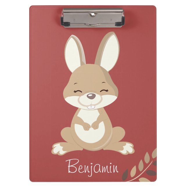 Porte-bloc Bunny souriant (Devant)