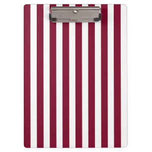 Porte-bloc Burgundy et blanc rayures de bonbons