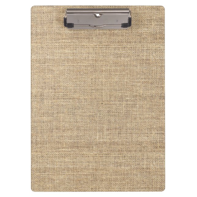 Porte-bloc Burlap Vintage rustique (Devant)