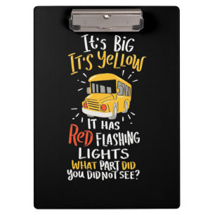 Porte-bloc Bus Scolaire Il Est Grand Et Jaune
