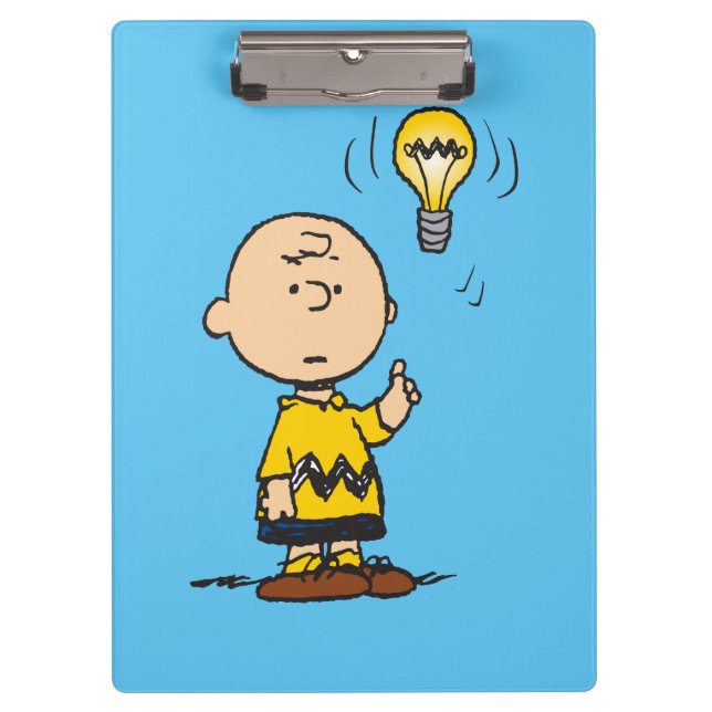 Porte-bloc cacahuètes | L'idée de l'ampoule de Charlie Brown (Devant)