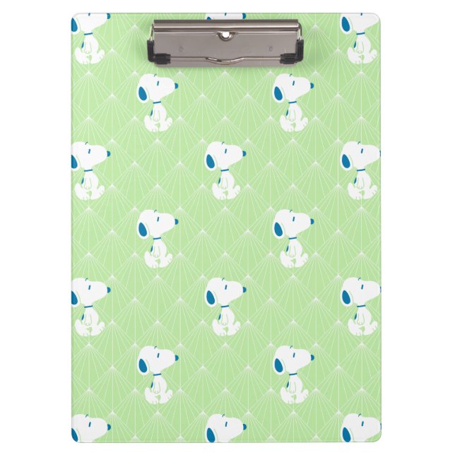 Porte-bloc cacahuètes | Snoopy Green Deco Dreams Motif (Devant)