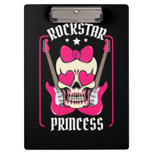 Porte-bloc Cadeau de Noël Rokstar Princess Skull