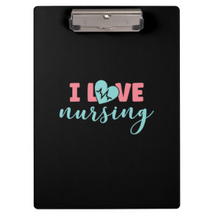 Porte-bloc Cadeau infirmière I Love Nursing