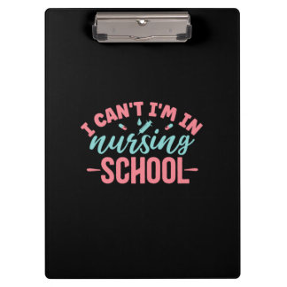 Porte-bloc Cadeau infirmière | Je Suis À L'École De Soins Inf
