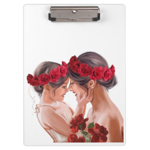Porte-bloc Cadeau Personnalisé Floral Chaleureux