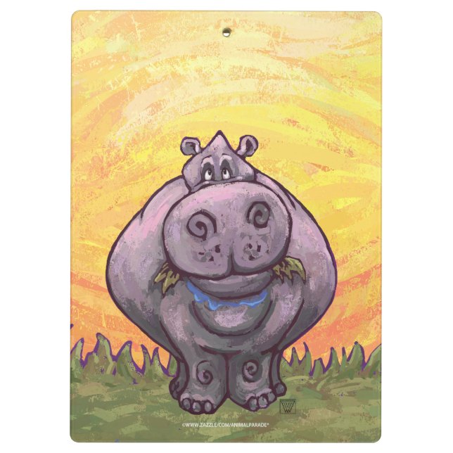 Porte-bloc Cadeaux et accessoires Hippopotamus (Dos)