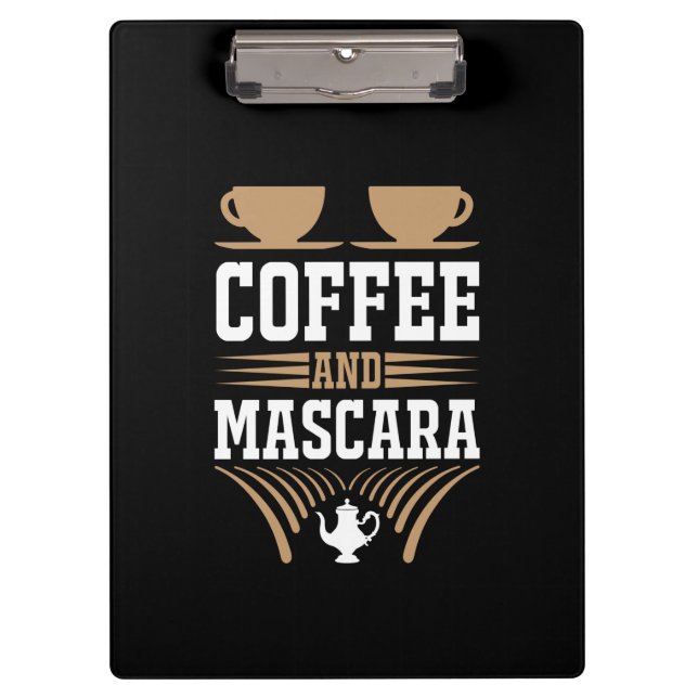 Porte-bloc Café Art Café Et Mascara (Devant)