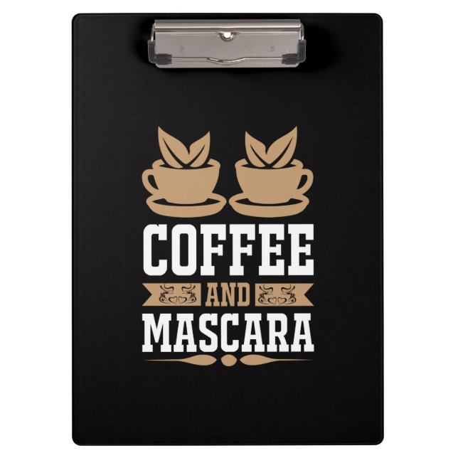 Porte-bloc Café Art Café Et Mascara (Devant)