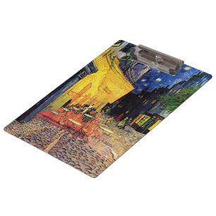 Porte-bloc Café Terrasse à la nuit par Vincent van Gogh