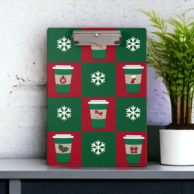Porte-bloc Cafés de Noël Snowflakes (Créateur téléchargé)