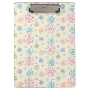 Porte-bloc Cahier ligné coloré en forme de cœur aux motifs ré