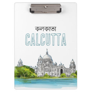 Porte-bloc Calcutta "Mémorial Victoria" Kolkata Bengali