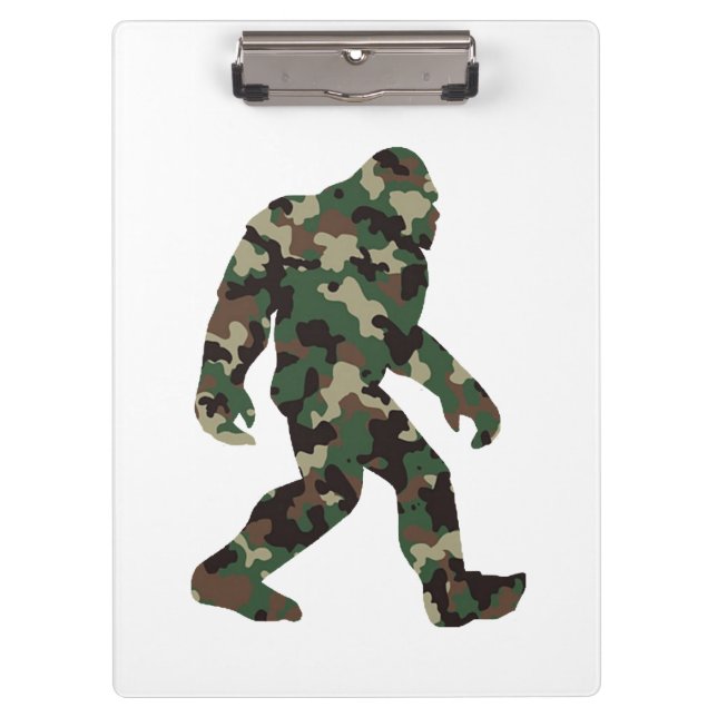 Porte-bloc Camo Bigfoot Sasquatch (Devant)