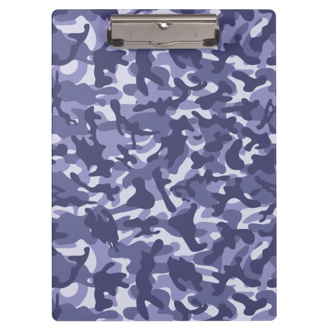 Porte-bloc Camouflage de la marine violette (Devant)