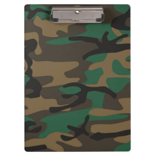 Porte-bloc Camouflage militaire Brown vert de Camo
