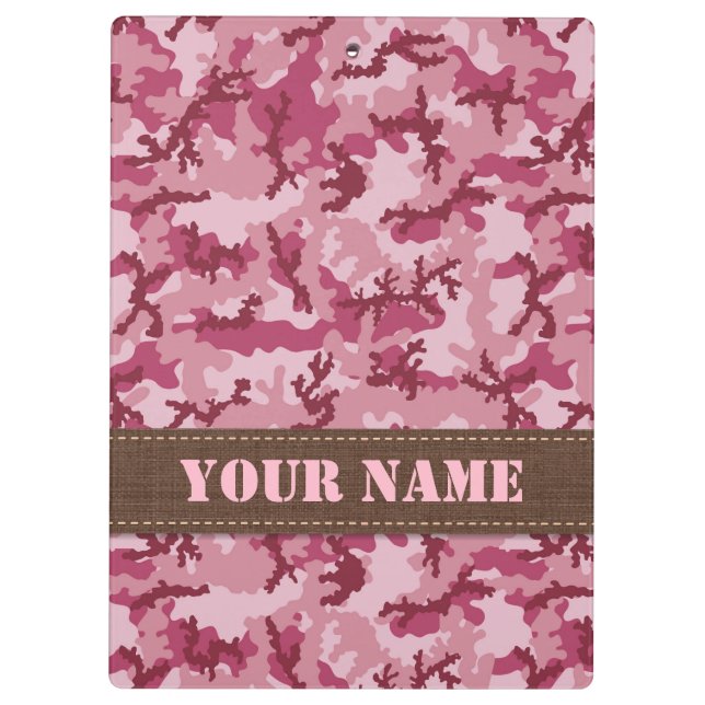 Porte-bloc Camouflage rose (Dos)