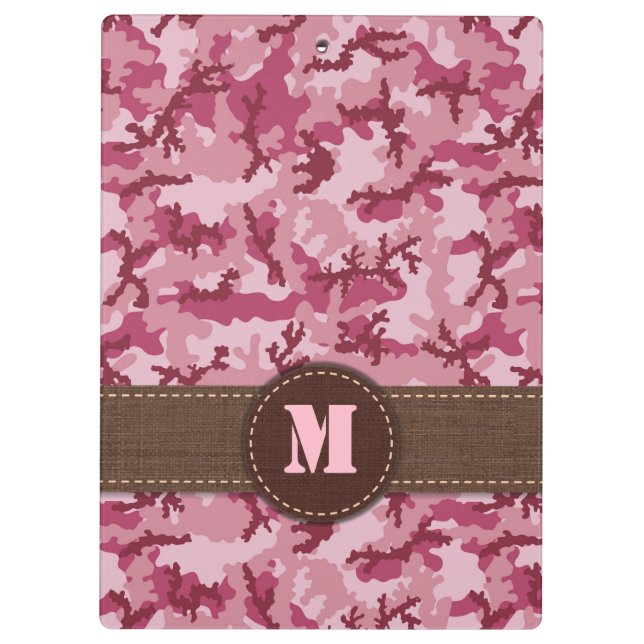 Porte-bloc Camouflage rose (Dos)