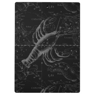Porte-bloc Cancer Constellation Vintage Engraving Hevelius