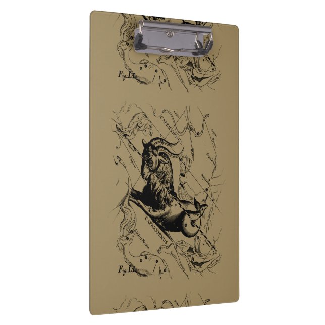 Porte-bloc Capricorne Constellation Hevelius 1690 sur Taupe (Swatch)