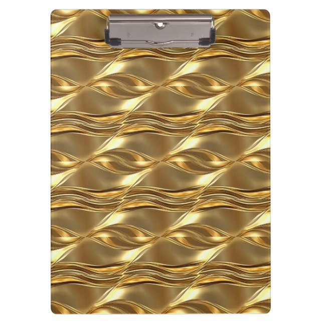 Porte-bloc Captivating gold pattern (Devant)