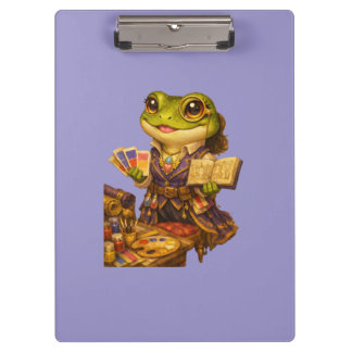 Porte-bloc Caractère de grenouille créatrice de royaume
