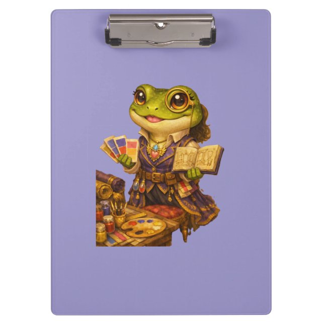 Porte-bloc Caractère de grenouille créatrice de royaume (Devant)