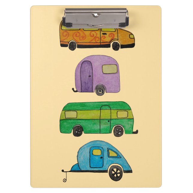 Porte-bloc Caravanes de camping (Devant)