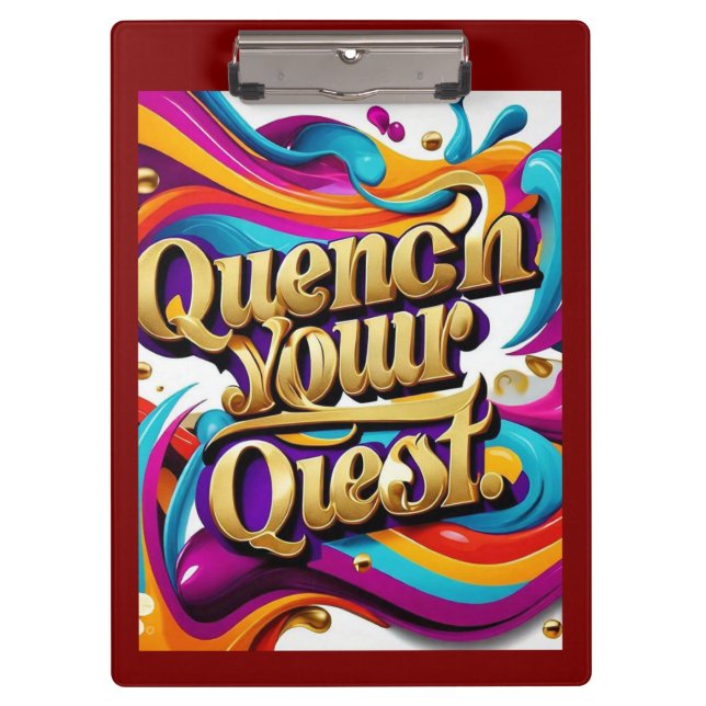 Porte-bloc "Carburez votre Ambition" (Devant)