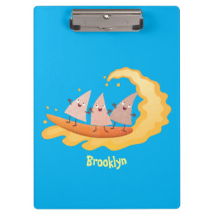 Porte-bloc Caricature de surf pour chips de maïs mignonette n