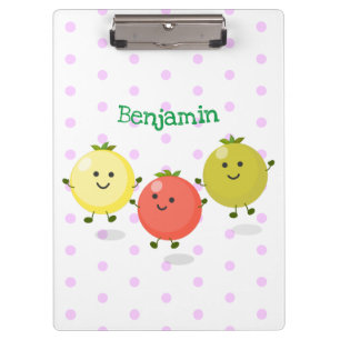 Porte-bloc Caricature de tomates cerises mûres
