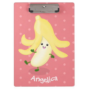 Porte-bloc Caricature sur la banane de Cute kawaii