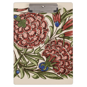 Porte-bloc Carnation Tile Fleur Art antique