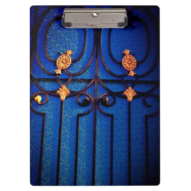 Porte-bloc Carnet de la porte bleue (Devant)