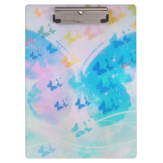 Porte-bloc Carnet papillon nuageux