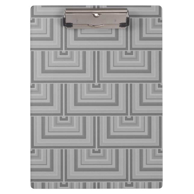 Porte-bloc Carré gris (Devant)