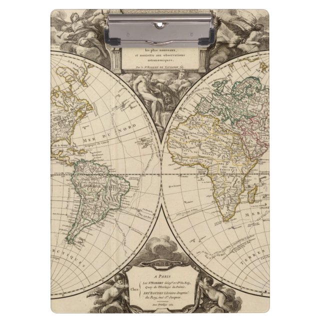 Porte-bloc Carte 9 du monde (Devant)