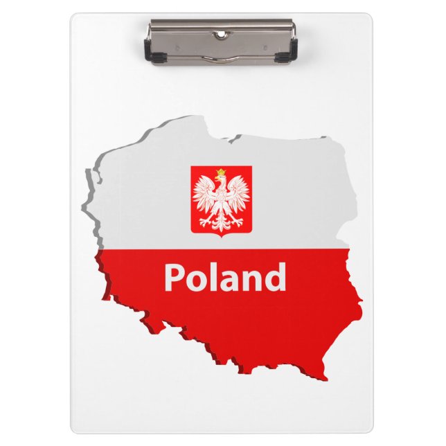 Porte-bloc Carte de la Pologne (Devant)