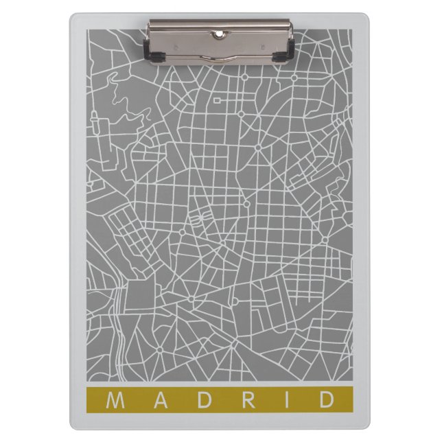 Porte-bloc Carte de Madrid (Devant)